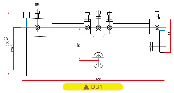 BRAKE PULLING ROD